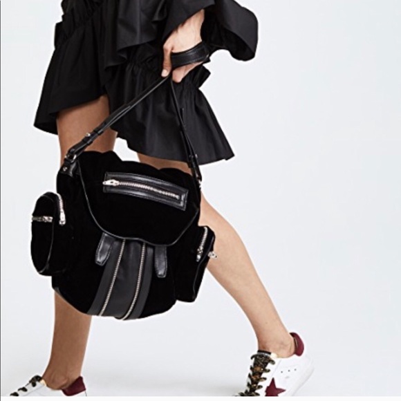 Alexander Wang Handbags - NWT ALEXANDER WANG mini Marti velvet lambskin bag